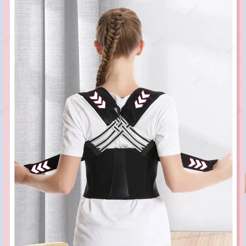 DeskReset Posture Corrector — Back & Shoulder Support