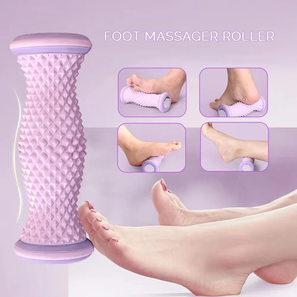 DeskReset Foot Massage Roller — Under-Desk Tension Relief