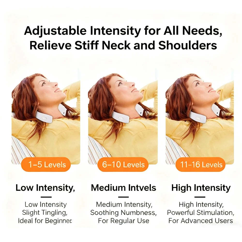 DeskReset Neck Massager — Cordless Tension Relief